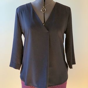 Navy blue Ann Taylor blouse